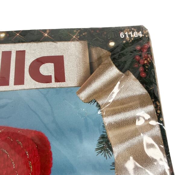 Bucilla Vintage Christmas Present Plastic Canvas Tissue Box Cover Gift Box New - Picture 8 of 12